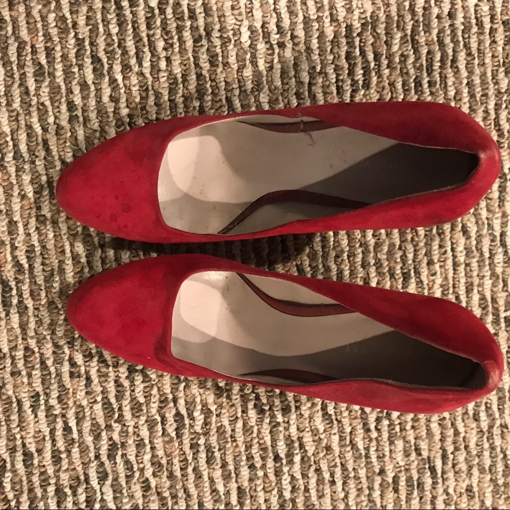 Red Nine West heels